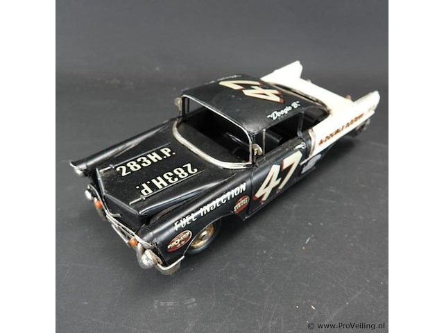 Blikken vintage rallycar - afbeelding 3 van  5