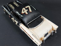 Blikken vintage rallycar - afbeelding 4 van  5