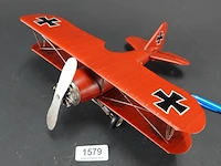 Blikken vliegtuig de rode baron - afbeelding 2 van  5