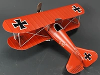 Blikken vliegtuig de rode baron - afbeelding 3 van  5