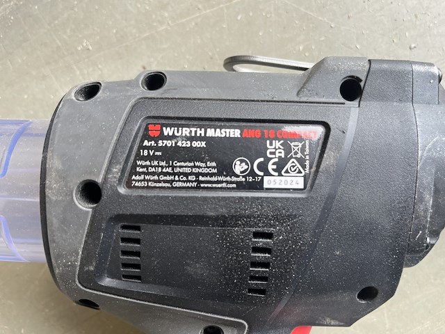 Blindklinknagelmachine, würth, ang 18 compact m-cube, 2024 - afbeelding 7 van  10