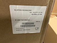 Bliston 8 / 9 vaks inleg tray partij plastic verpakkingen met partij bruine inlegtrays - afbeelding 7 van  11