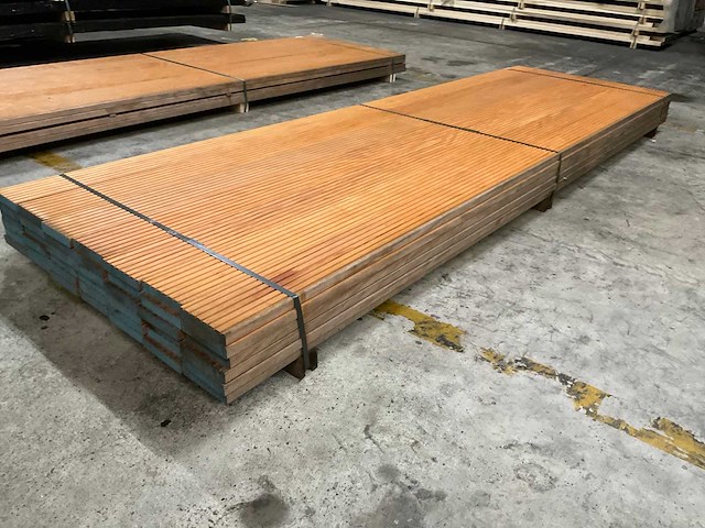 Bllinga vlonderplanken 28x140 mm (42x) - afbeelding 3 van  6