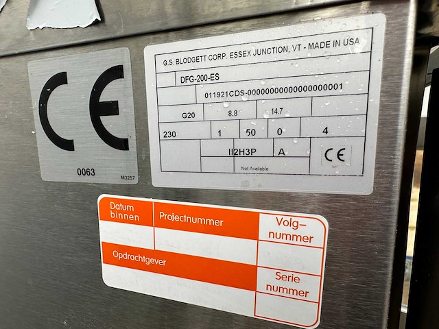 Blodgett - dfg-200-es - elektrisch/gas conventionele oven - afbeelding 21 van  32