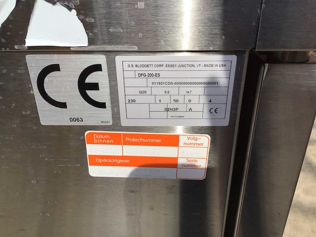 Blodgett - dfg-200-es - elektrisch/gas conventionele oven - afbeelding 32 van  32