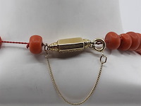 Bloedkoraal collier - afbeelding 7 van  9