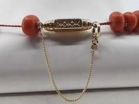 Bloedkoraal collier - afbeelding 8 van  9