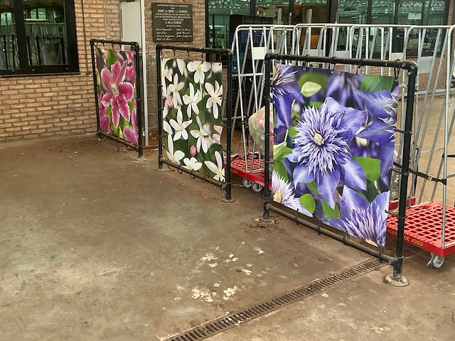 Bloem spandoek in frame (5x) - afbeelding 2 van  5