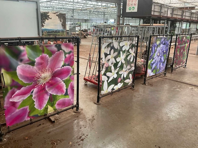 Bloem spandoek in frame (5x) - afbeelding 3 van  5