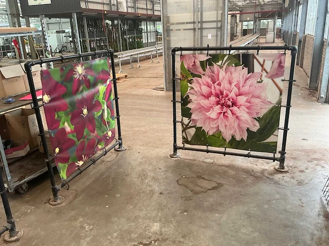 Bloem spandoek in frame (5x) - afbeelding 4 van  5