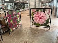 Bloem spandoek in frame (5x) - afbeelding 4 van  5