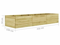 Bloembak, afm 150x300x54cm - afbeelding 1 van  6