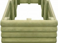 Bloembak, afm 50x150x48cm - afbeelding 2 van  2