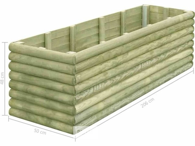 Bloembak, afm 50x200x48cm - afbeelding 1 van  2