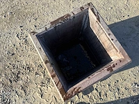 Bloembak beton - antraciet - 50 x 50 x 50 cm (2x) - afbeelding 3 van  3