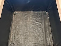 Bloembak, massief eiken | 120x120x95 cm - afbeelding 3 van  3