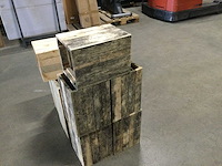 Bloembakken van hout (10x) - afbeelding 1 van  4