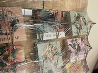 Bloemen kaartjes display met 450 kaartjes - afbeelding 1 van  1