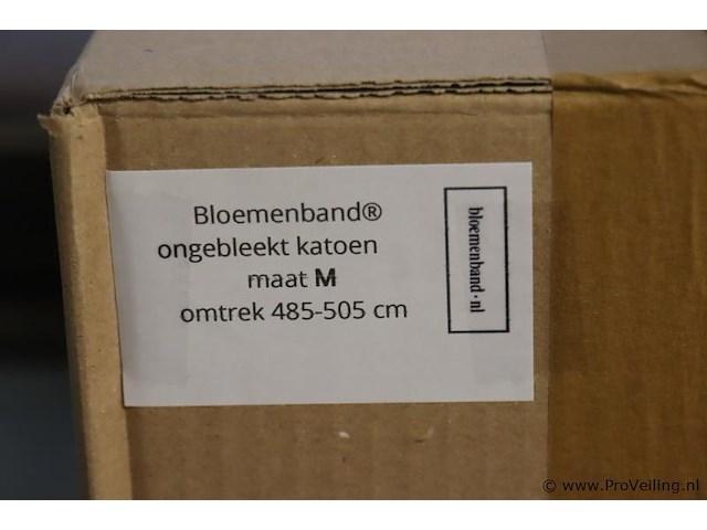 Bloemenband ongebleekt katoen - maat m - afbeelding 3 van  4