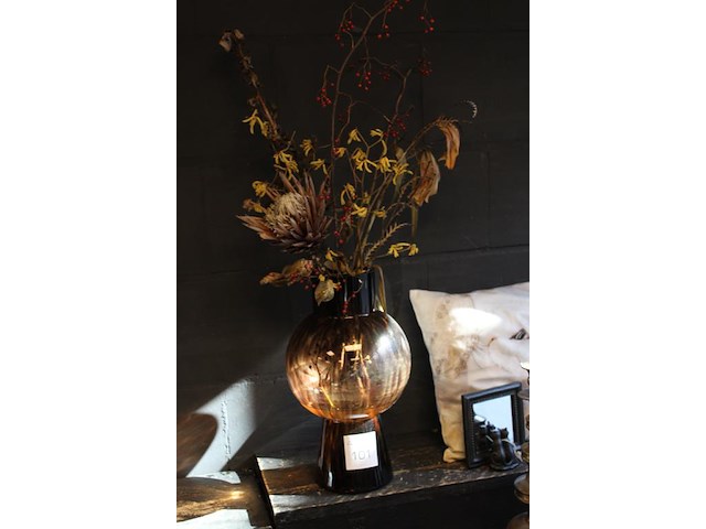 Bloemenvaas hoogte 28 cm. - afbeelding 2 van  2