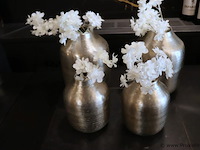 Bloemenvaas incl. kunstbloemen - 4 stuks - afbeelding 1 van  3