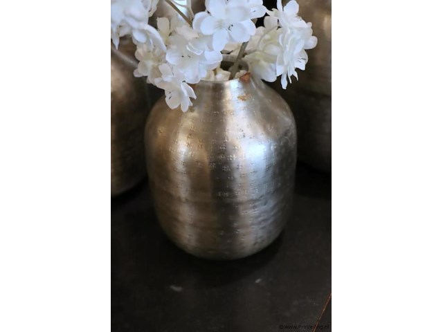 Bloemenvaas incl. kunstbloemen - 4 stuks - afbeelding 2 van  3