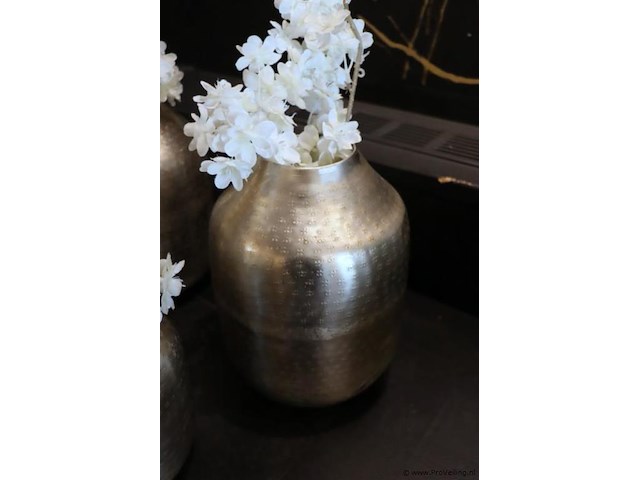 Bloemenvaas incl. kunstbloemen - 4 stuks - afbeelding 3 van  3