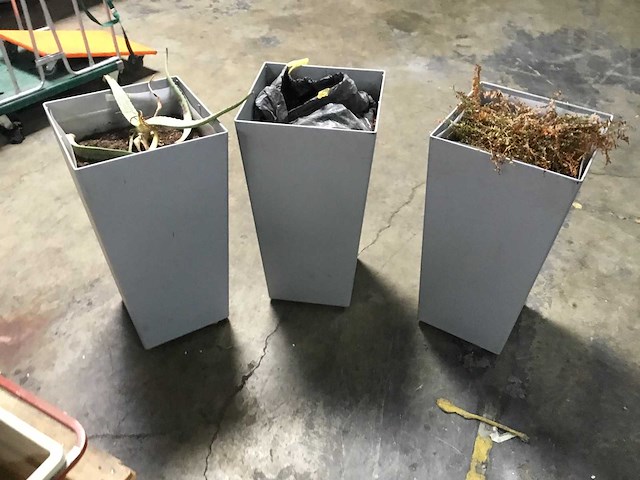 Bloempot - flower pot (3x) - afbeelding 1 van  4