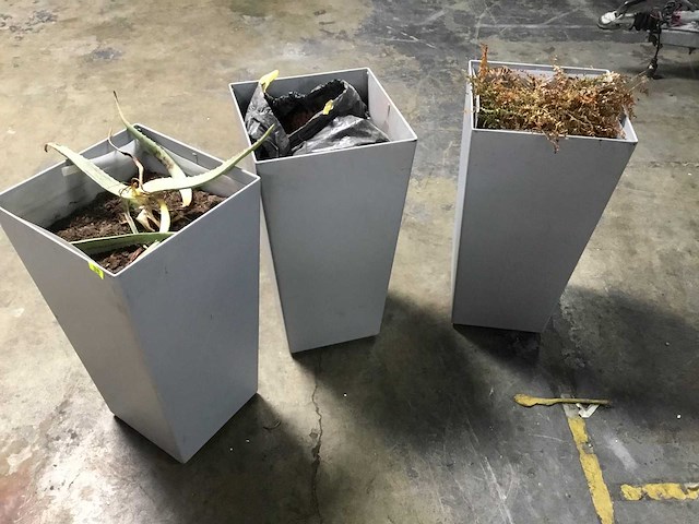 Bloempot - flower pot (3x) - afbeelding 2 van  4