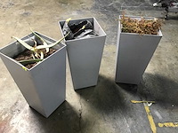 Bloempot - flower pot (3x) - afbeelding 2 van  4