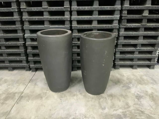 Bloempot (2x) - afbeelding 1 van  8