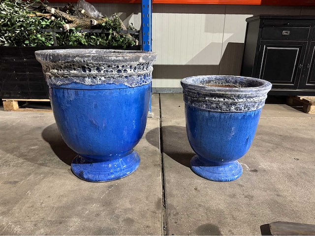 Bloempot (2x) - afbeelding 1 van  9