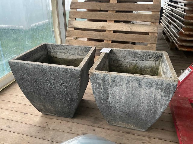 Bloempot (2x) - afbeelding 3 van  4