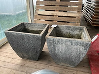 Bloempot (2x) - afbeelding 3 van  4