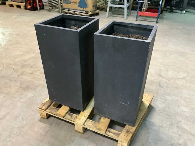 Bloempot (2x) - afbeelding 1 van  2