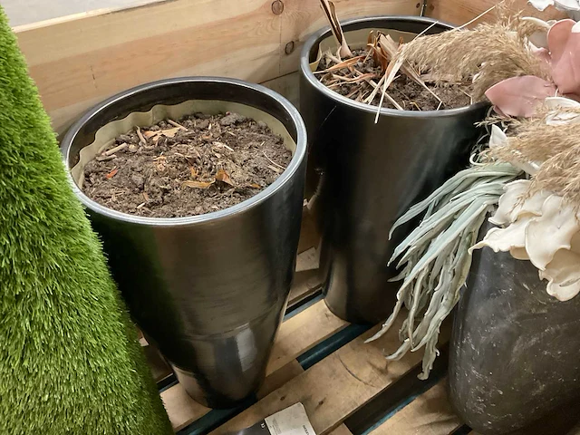 Bloempot (2x) - afbeelding 1 van  2