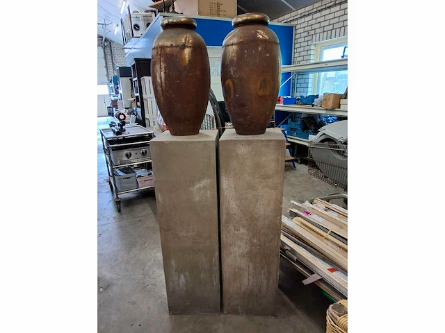 Bloempot decoratie (2x) - afbeelding 2 van  2