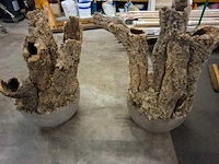 Bloempot decoratie (4x)