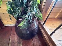 Bloempot met kunstplanten (2x) - afbeelding 4 van  4