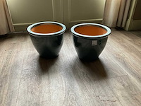 Bloempotten (2x) - afbeelding 1 van  3