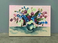 Bloemstilleven - schilderij