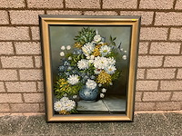 Bloemstilleven - wanddecoratie 60x74 cm - afbeelding 1 van  2