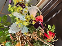 Bloemstuk kunstbloemen (2x) - afbeelding 3 van  4