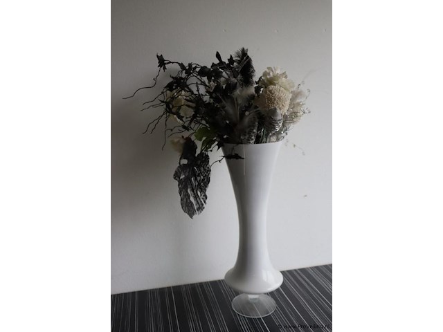 Bloemvaas incl. kunstbloemen - afbeelding 1 van  3