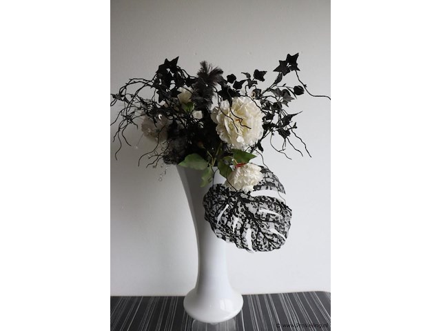 Bloemvaas incl. kunstbloemen - afbeelding 3 van  3