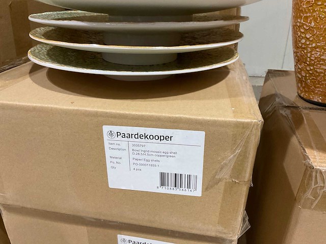 Bloemvazen en schalen mozaïek - afbeelding 3 van  26