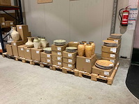 Bloemvazen en schalen mozaïek