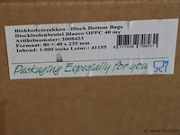 Blokbodemzakken 2008423 - 2 dozen á 1000 stuks - afbeelding 1 van  3