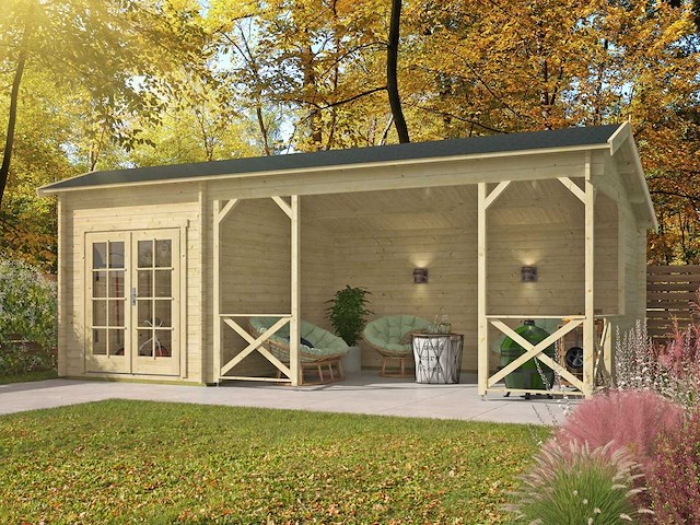 Blokhut - tuinhuis kukka 230x350x279cm - afbeelding 1 van  9