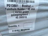 Blokhut - tuinhuis kukka 230x350x279cm - afbeelding 9 van  9